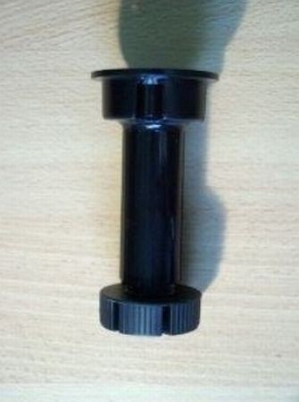 Image of 12cm-es műanyag fekete bútorláb